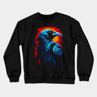 Colored Raven Crewneck Sweatshirt